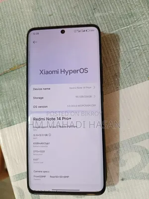 Xiaomi Redmi Note 14 Pro+ 256 GB Black