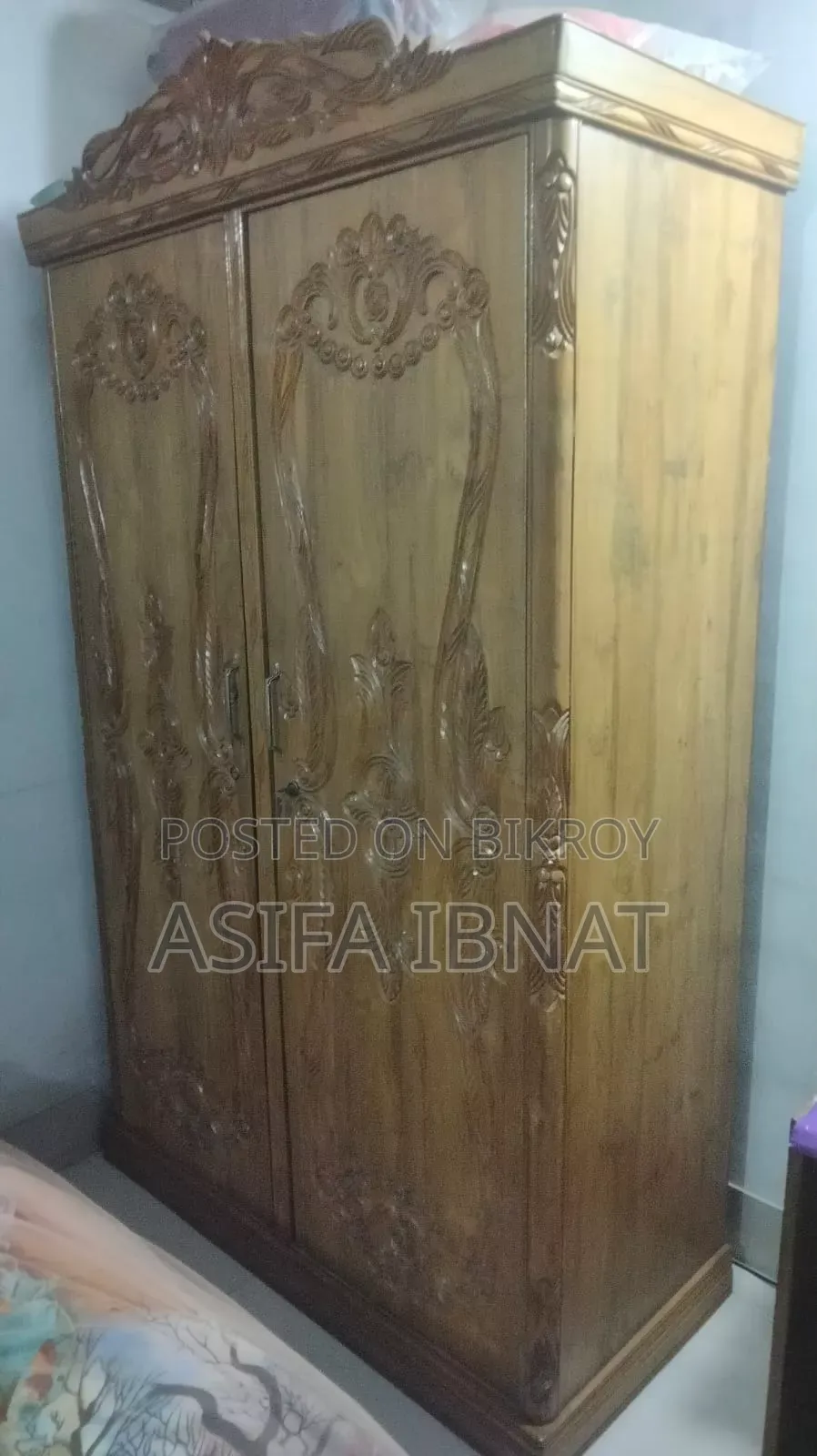 Almirah Chittagong Segun Wood 6*8 Feet
