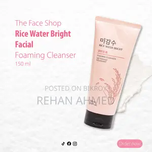 The Face Shop Rice Water Bright Foaming Cleanser
