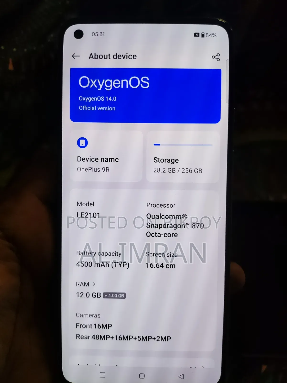 OnePlus 9R 256 GB