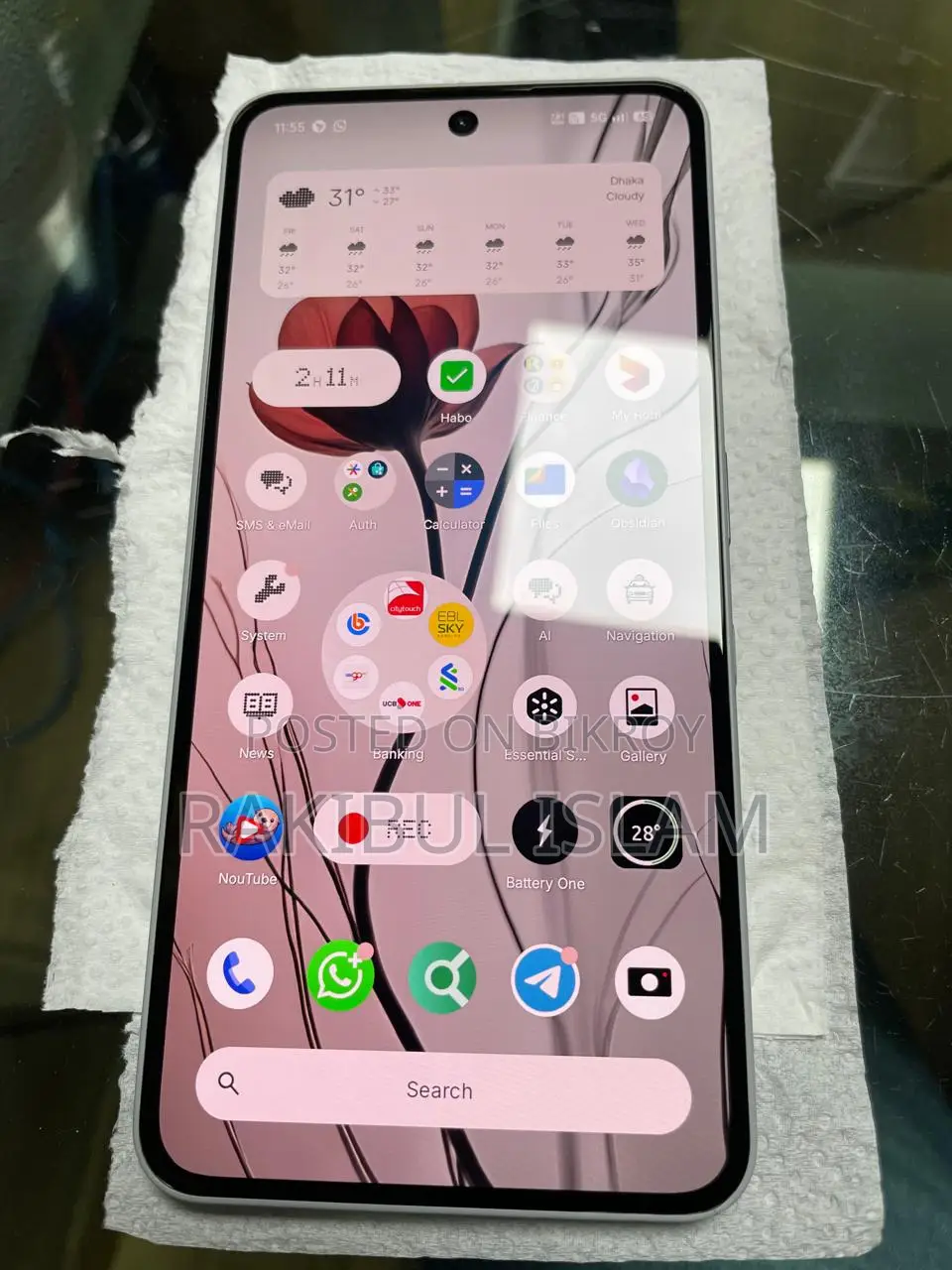 Nothing Phone 3a Pro 128 GB Gray