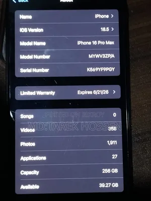 Apple iPhone 16 Pro Max 256 GB Black