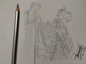 Couple Pencil Sketch