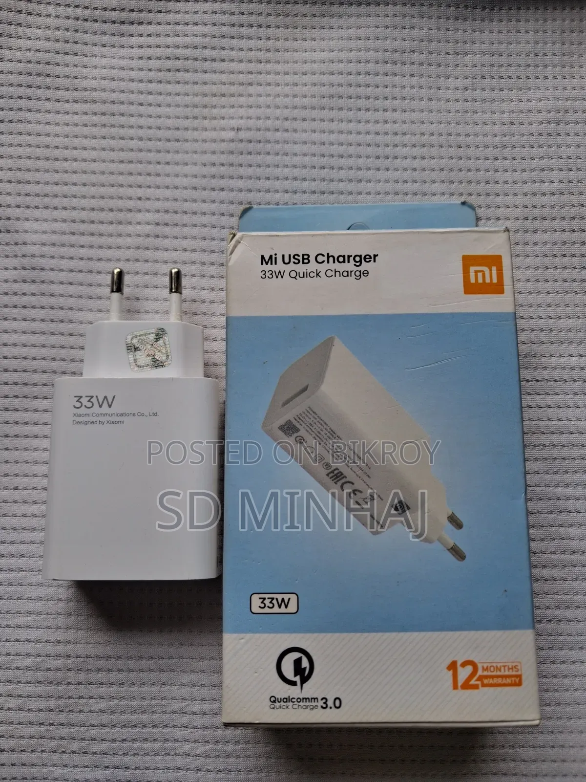 Xiaomi Charger. 33w Fast Charger. No Problem. Only Head No Cable.
