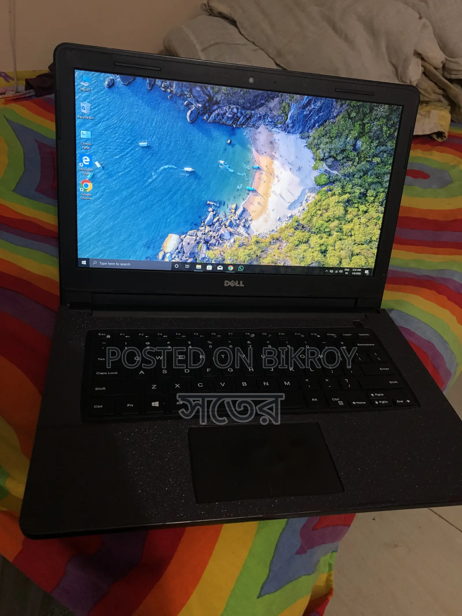 Laptop Dell 4GB Intel Core i3 SSD 128GB