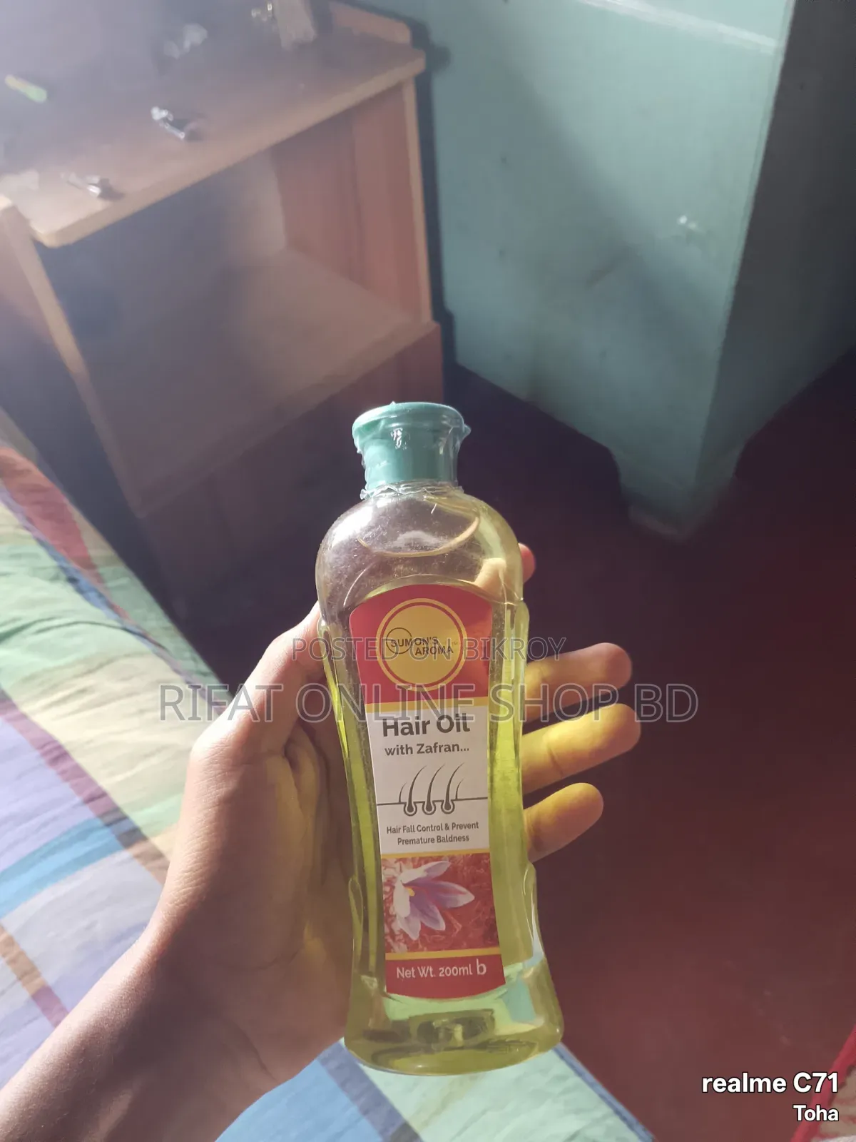 Hair Oil With Zafran