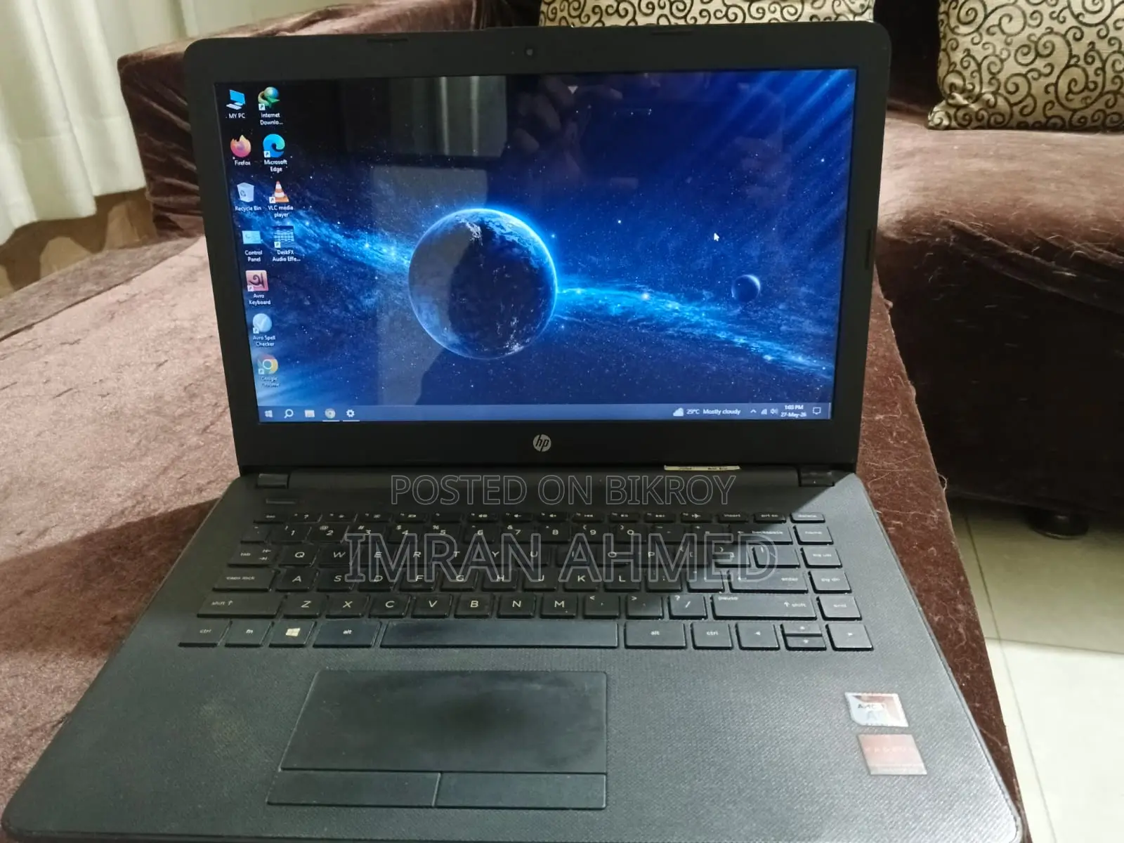 ল্যাপটপ HP ৪জিবি AMD SSD ৫০০জিবি