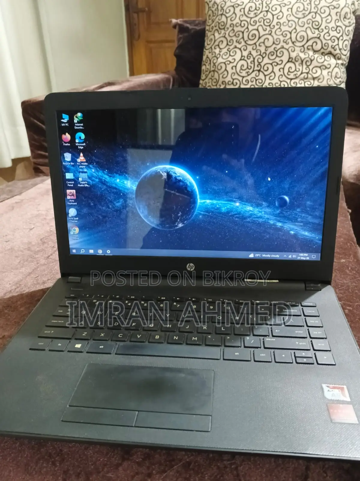 ল্যাপটপ HP ৪জিবি AMD SSD ৫০০জিবি