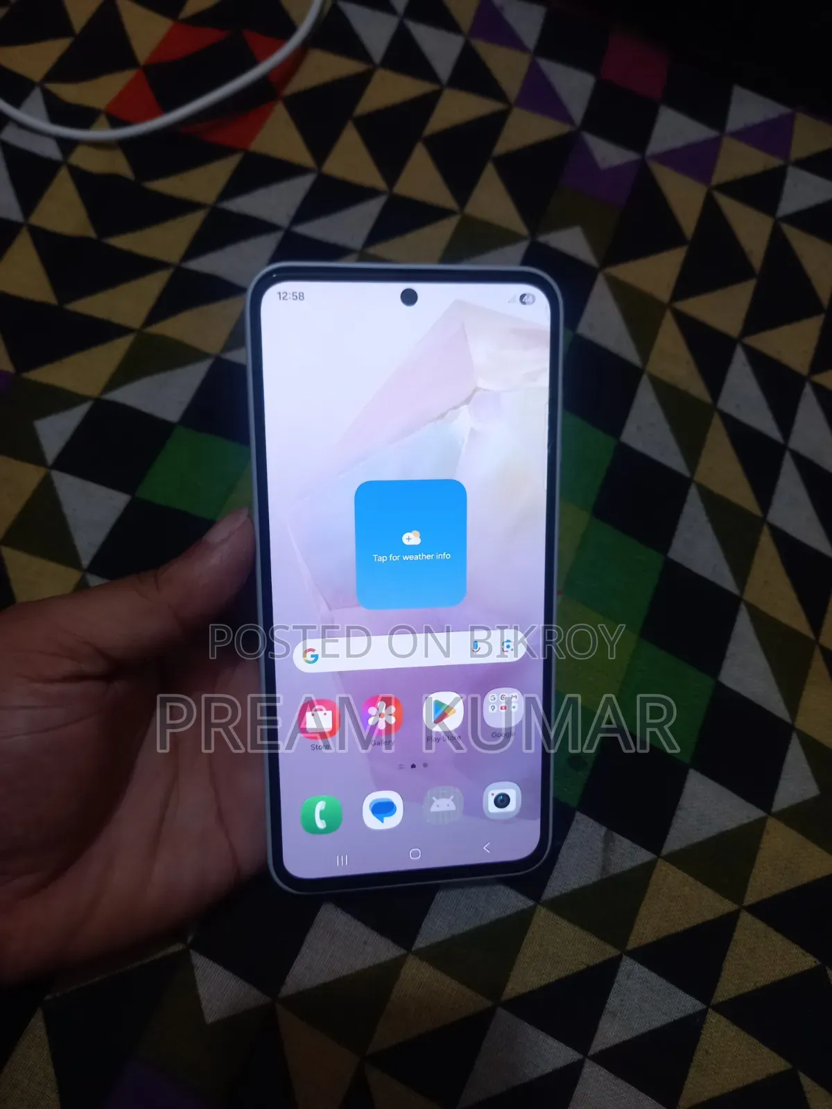 স্যামসাং গ্যালাক্সি এ৩৫ ১২৮ জিবি হোয়াইট