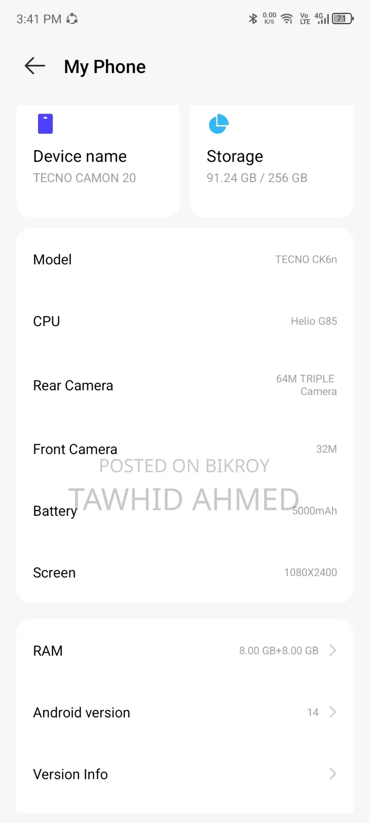 Mobile Phone 256 GB