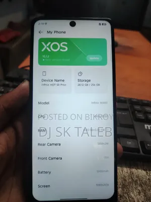 Infinix Hot 50 Pro+ 4G 256 GB Silver