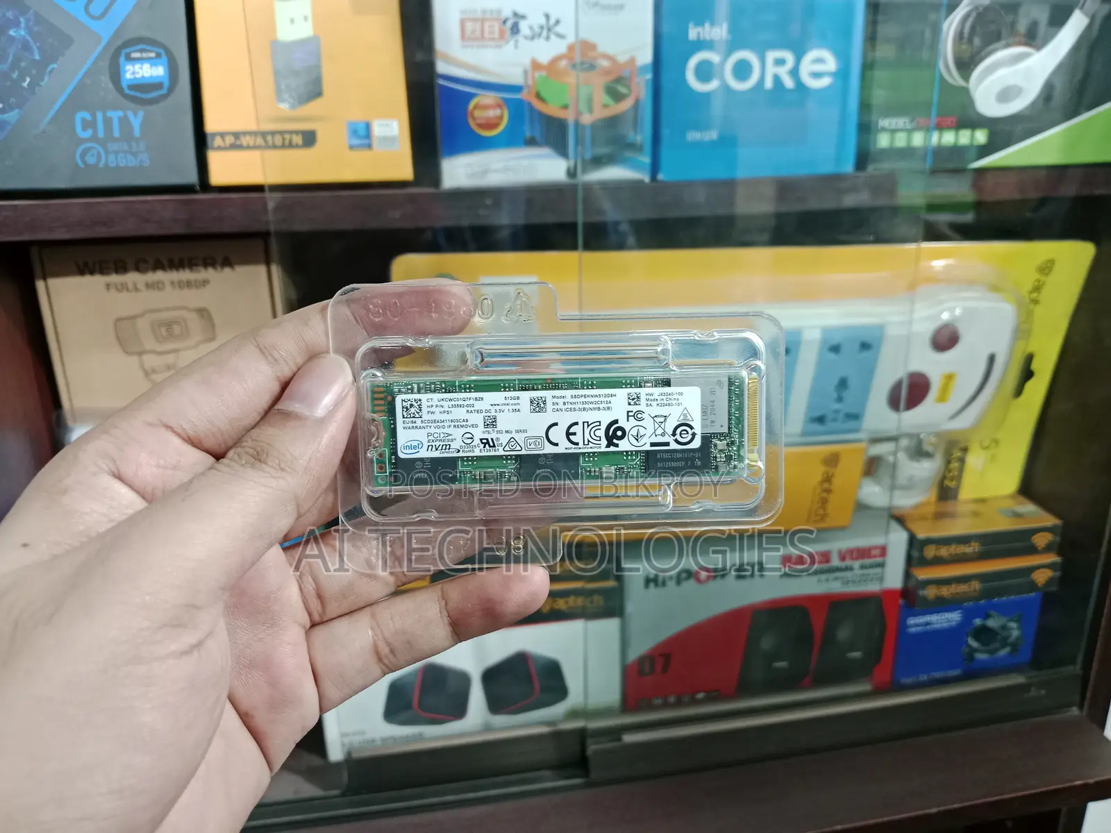 Intel 660p Series 512GB M.2 NVMe PCIe Gen 3 SSD