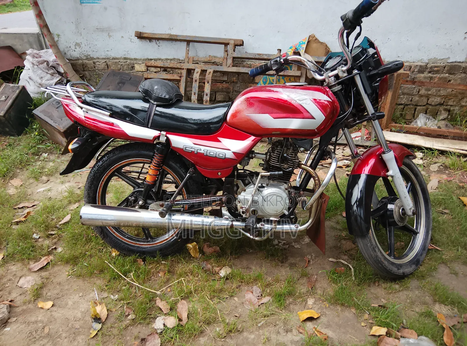 Bajaj CT 100 2015 Red