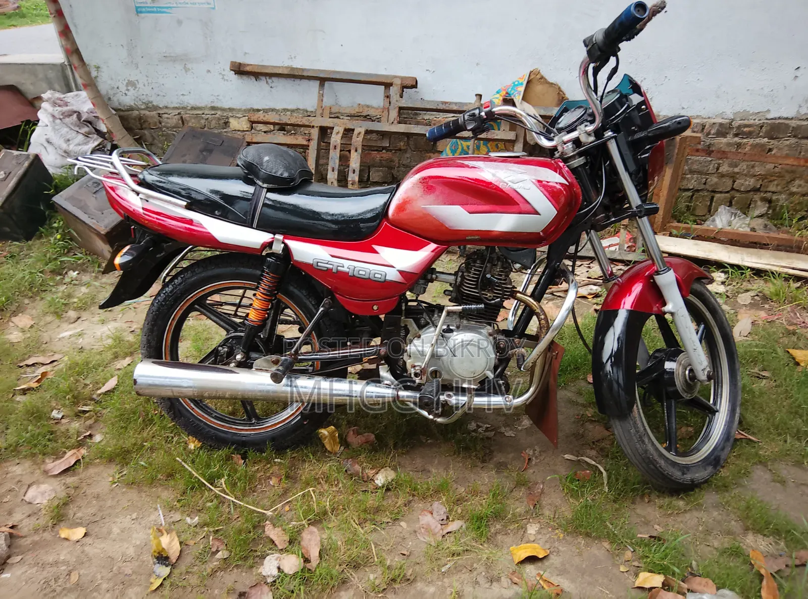Bajaj CT 100 2015 Red