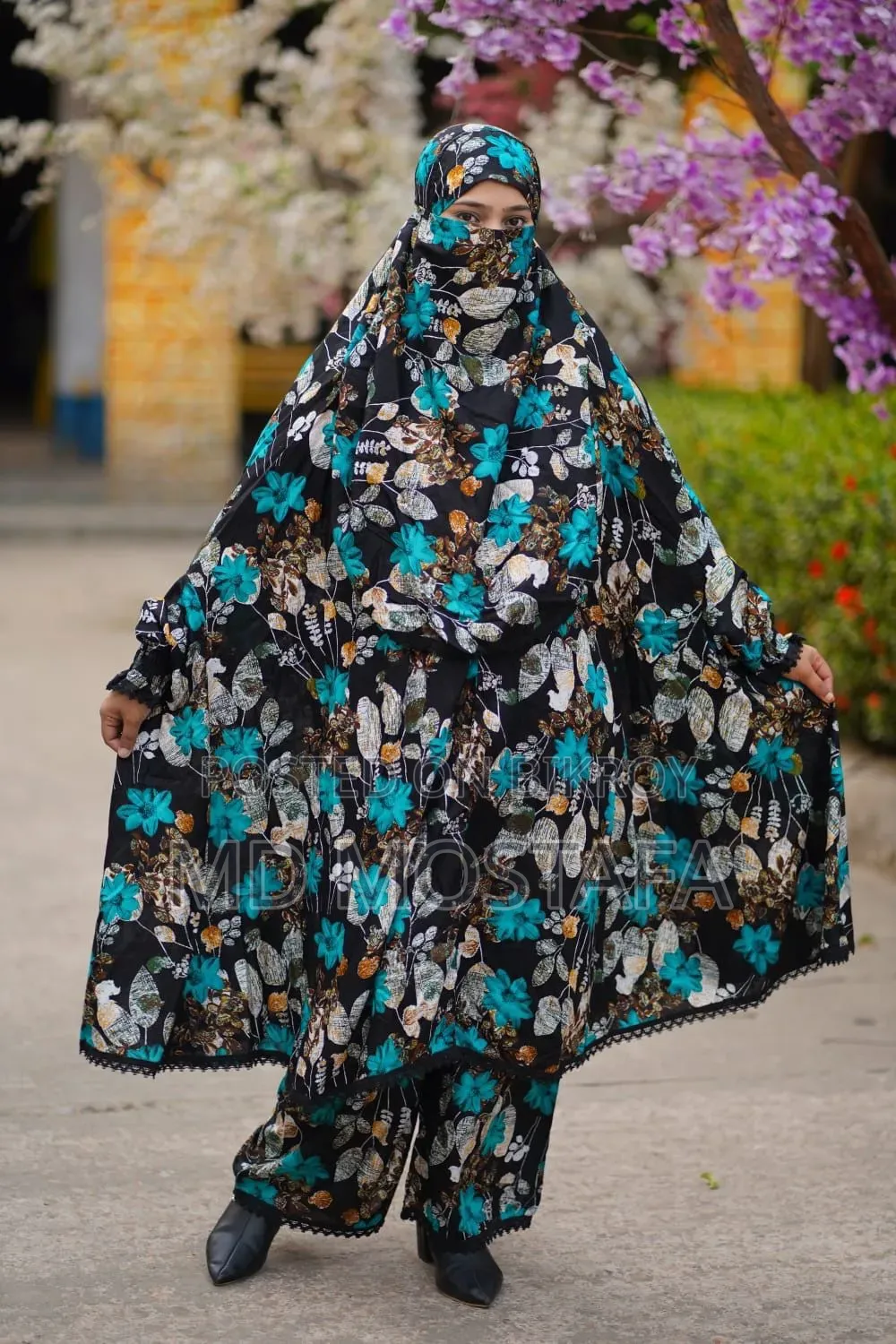 Khimar Plazo Set