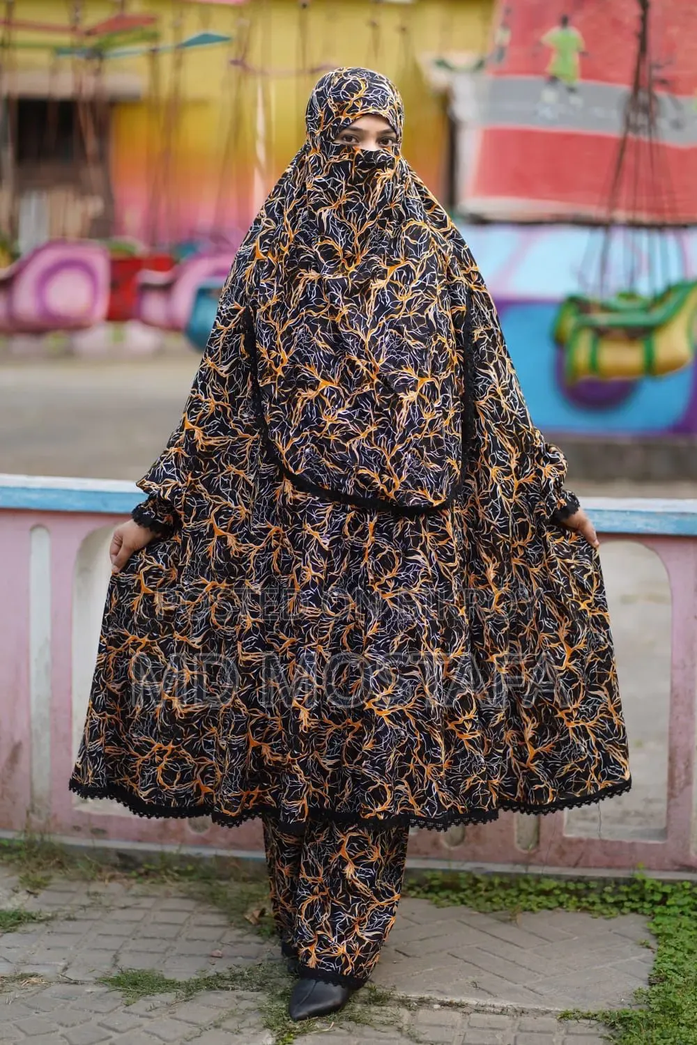 Khimar Plazo Set