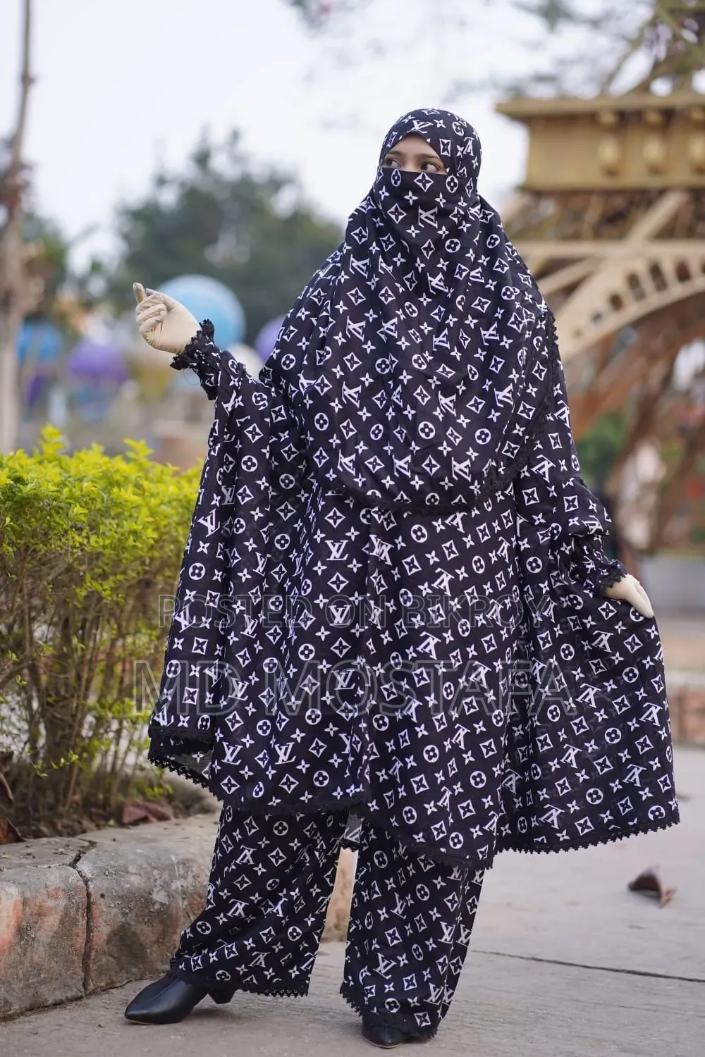 Khimar Plazo Set