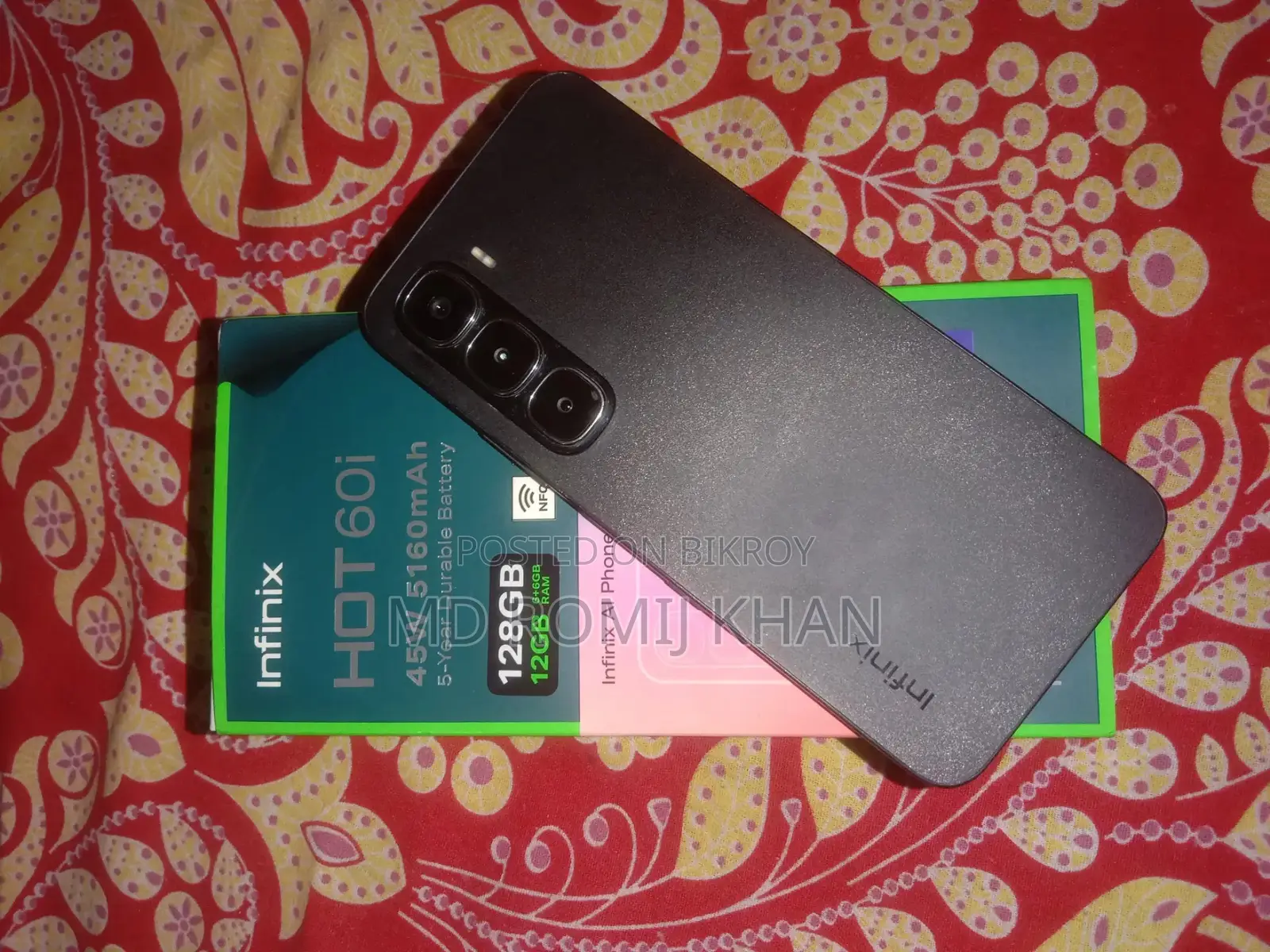 ইনফিনিক্স হট ৬০আই ১২৮ জিবি ব্ল্যাক