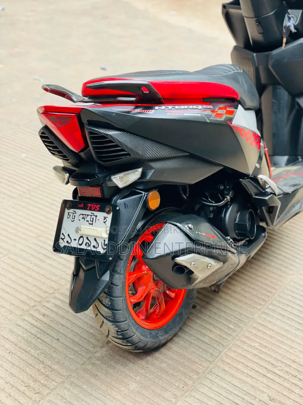 TVS Ntorq 125 2022 Red