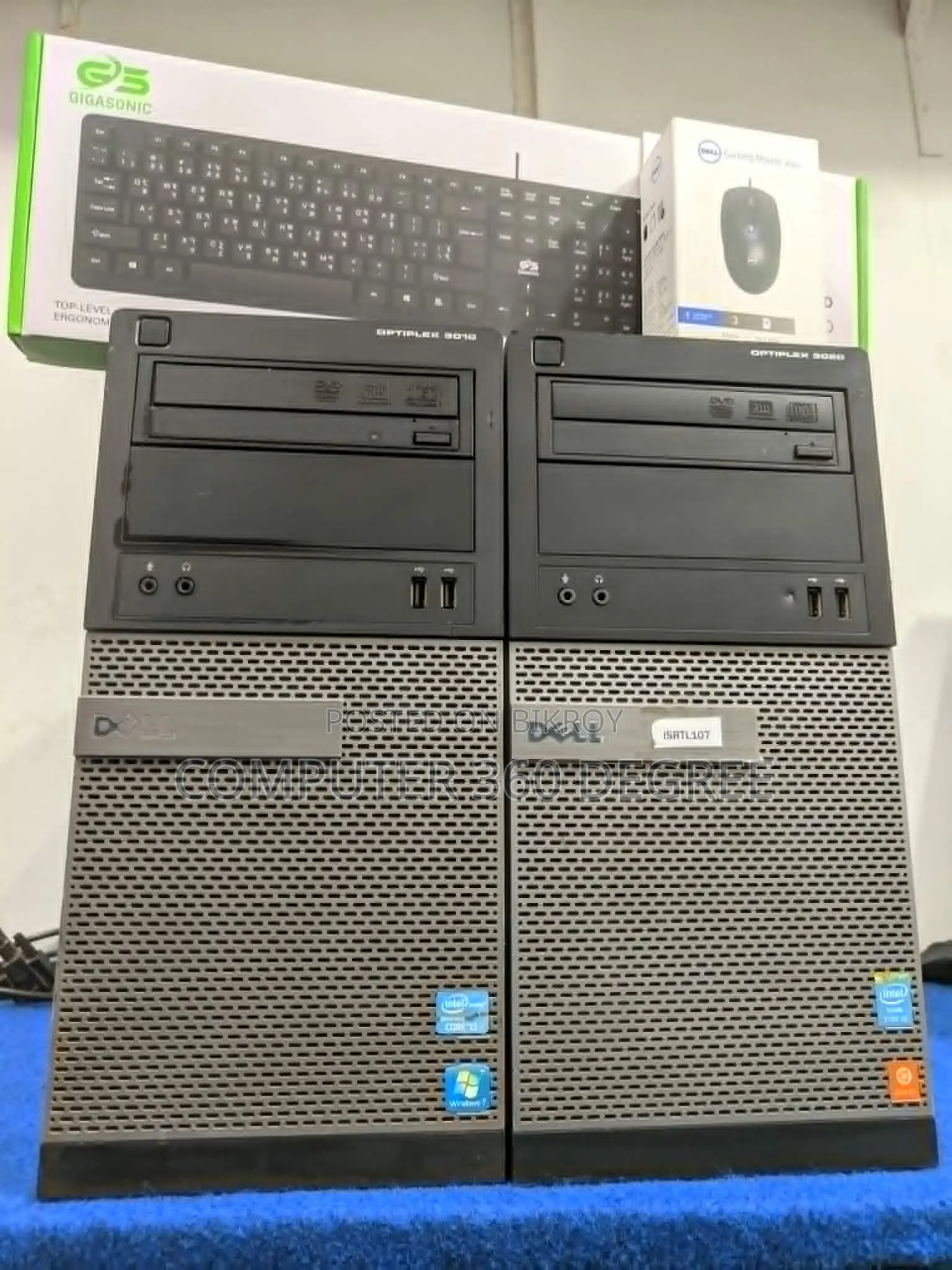 Desktop Computer Dell OptiPlex 3010 8GB Intel Core i3 HDD 500GB