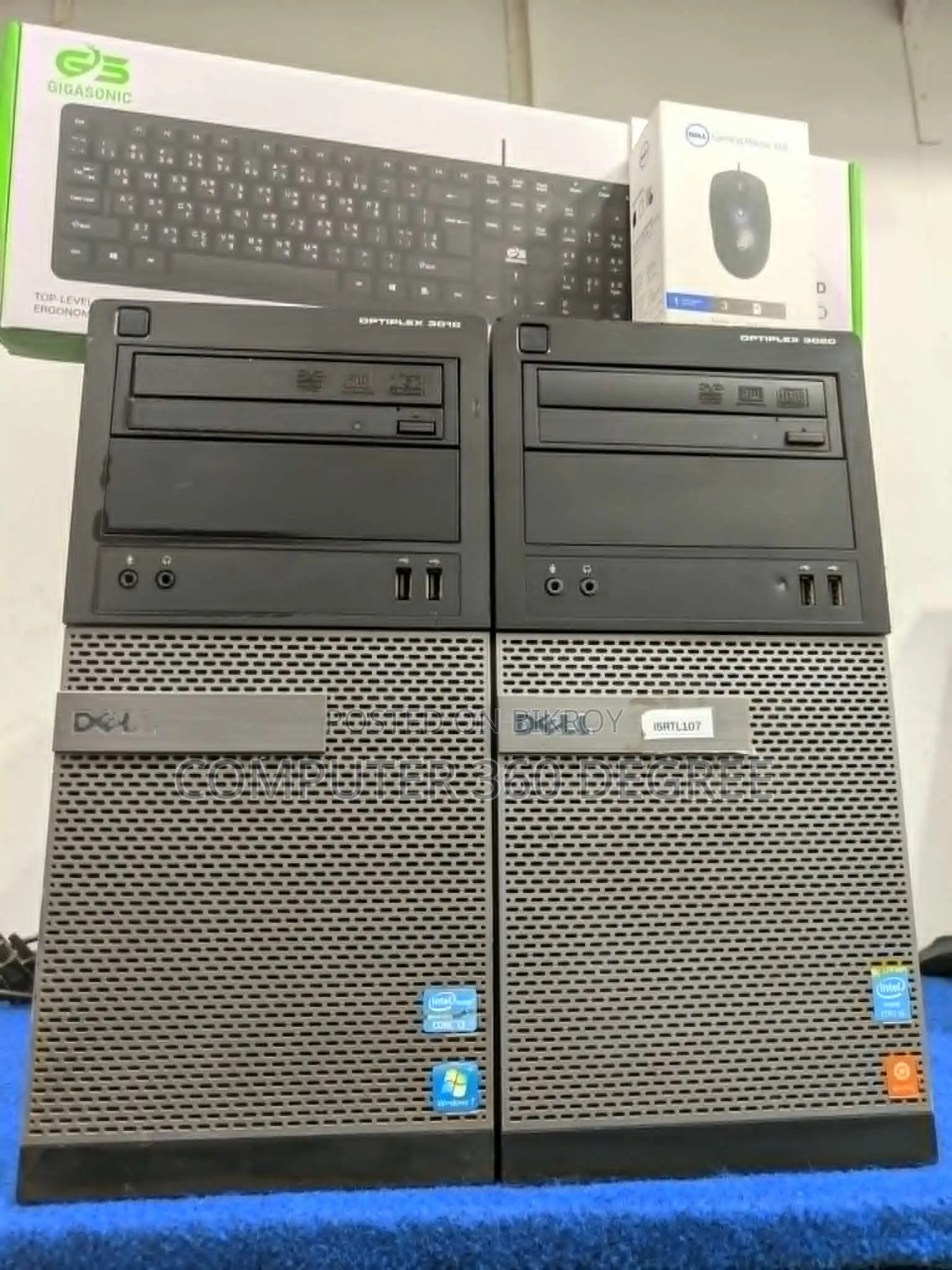 Desktop Computer Dell OptiPlex 3010 8GB Intel Core i3 HDD 500GB