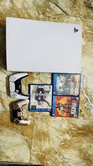 PS5 for Sale With 3 CDs and Extra Controller