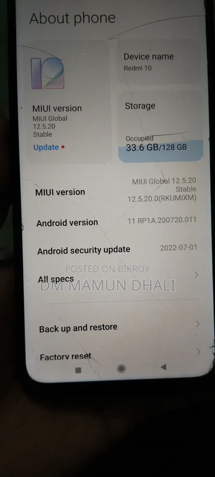 Xiaomi Mi 10 128 GB Gray