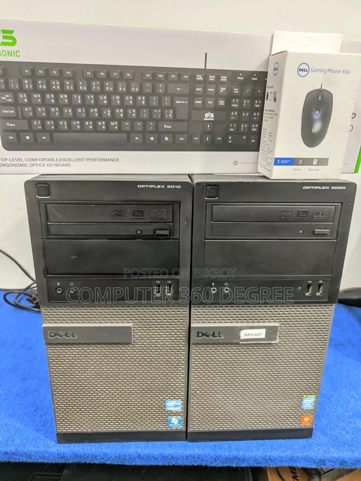 Desktop Computer Dell OptiPlex 3010 8GB Intel Core I3 HDD 500GB