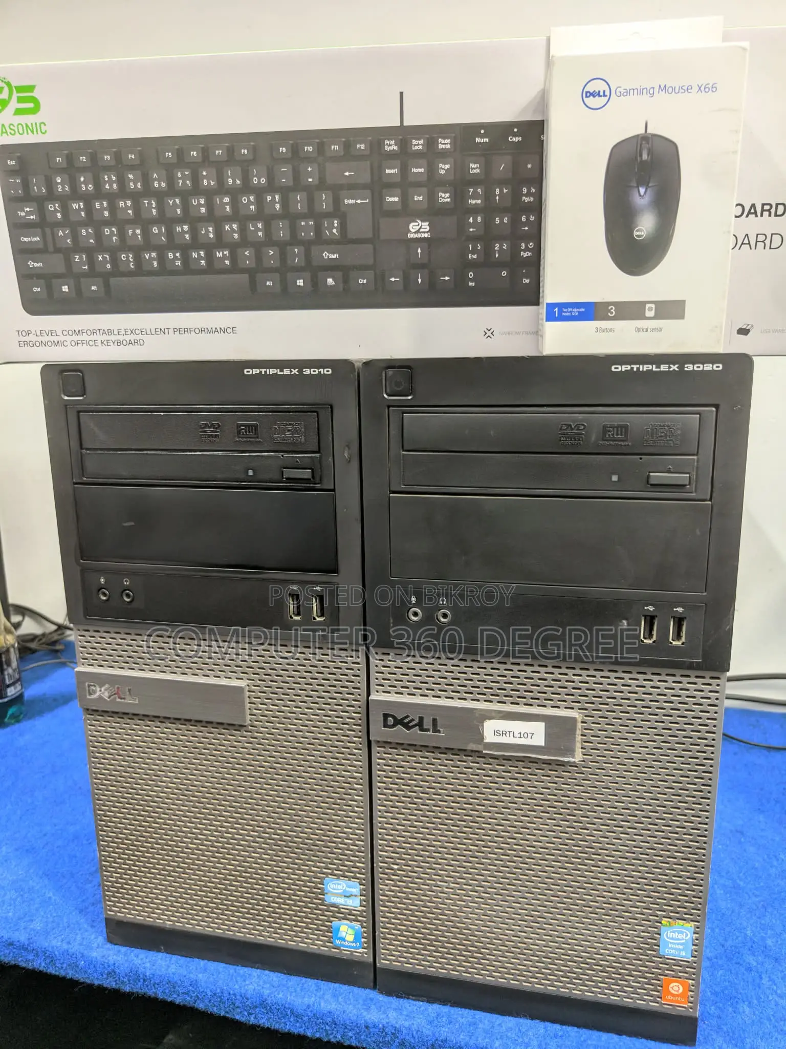 Desktop Computer Dell OptiPlex 3010 8GB Intel Core I3 HDD 500GB