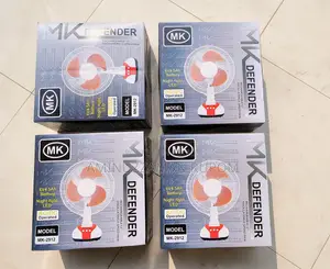 Mk Defender Rechargeable Ac-Dc Fan 12 Inch