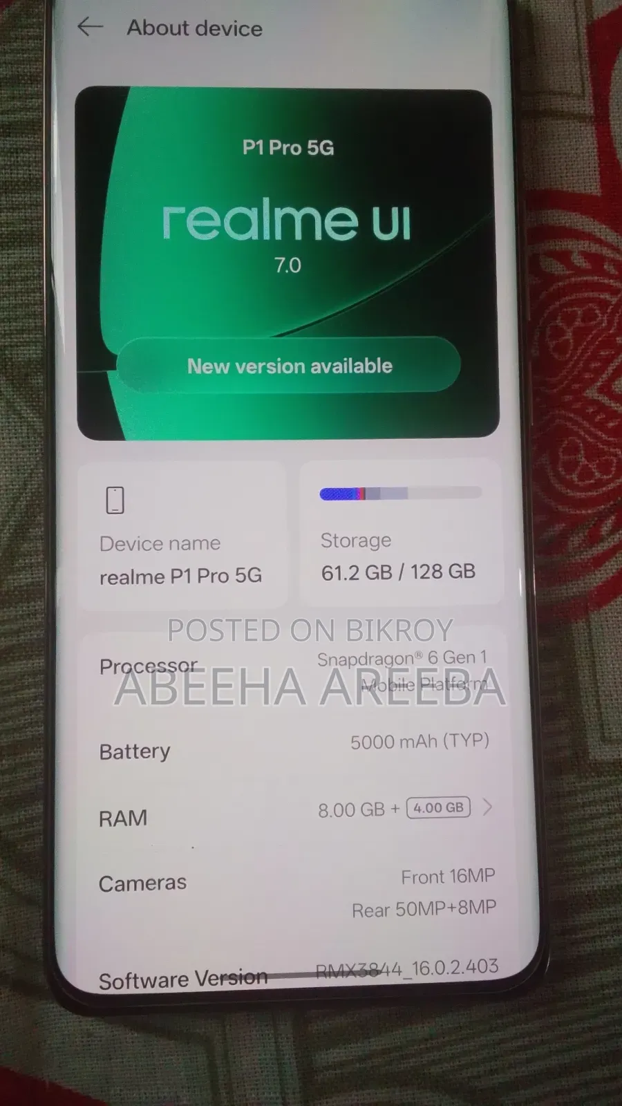 Realme 128 GB Bronze