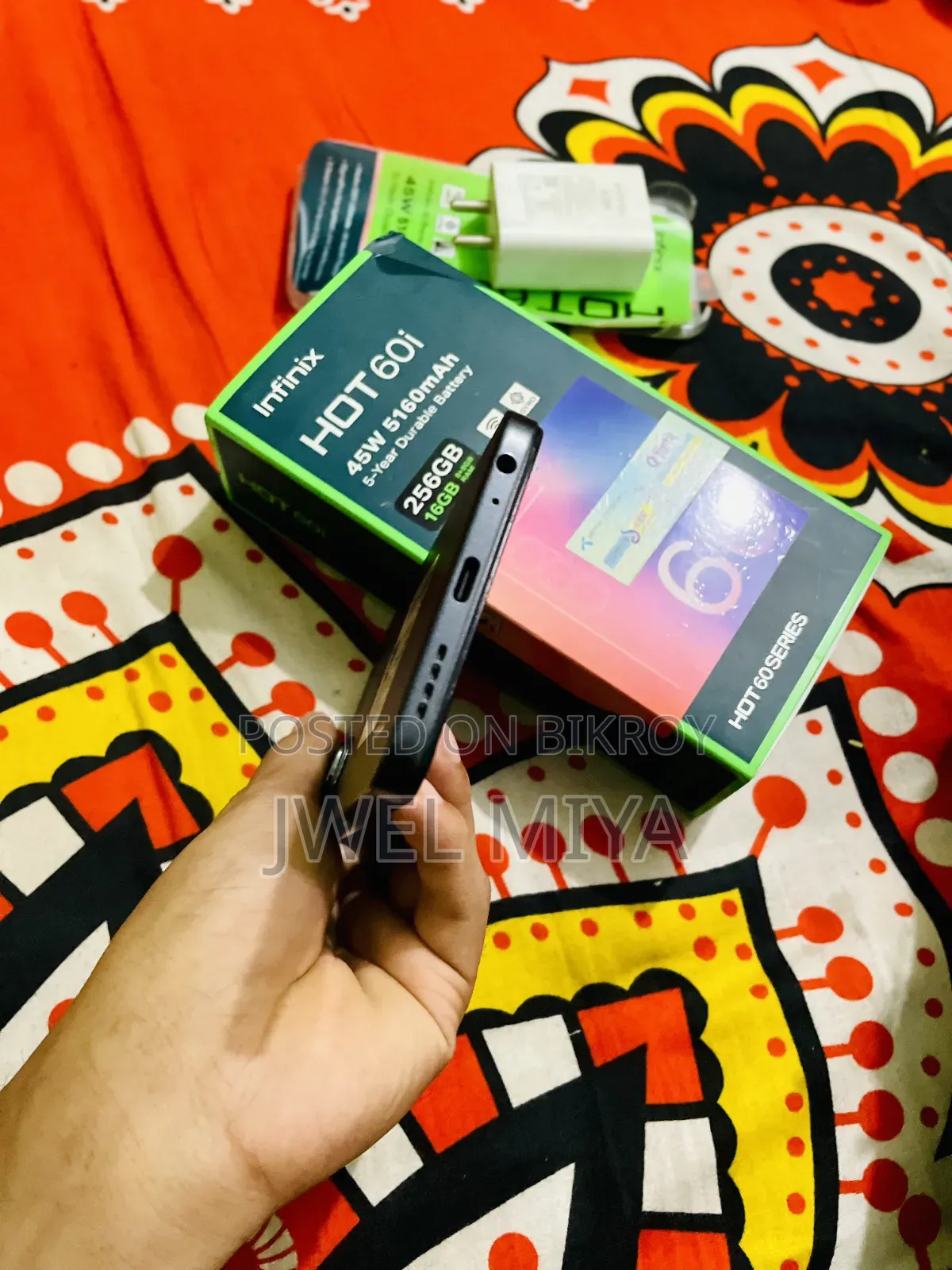 Infinix Hot 60i 256 GB Black