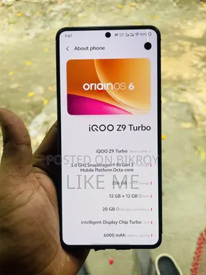 New iQOO Z9 256 GB Black