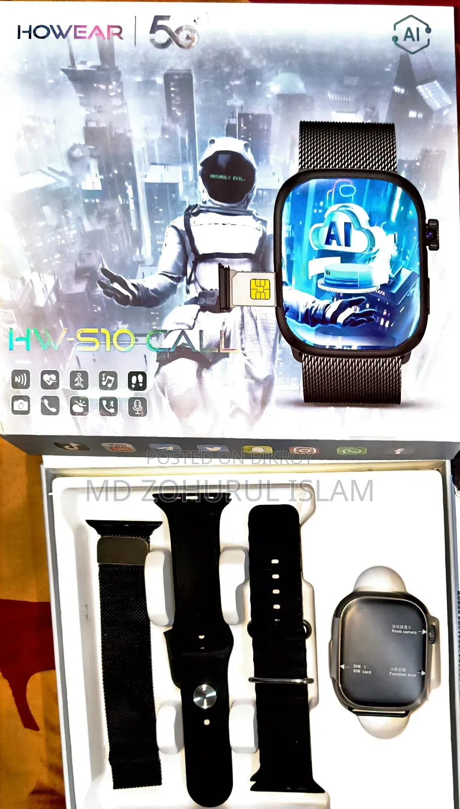 S10 Call Android Smart Watch