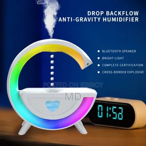 Anti-Gravity Water Drop Humidifier with Bluetooth Speaker