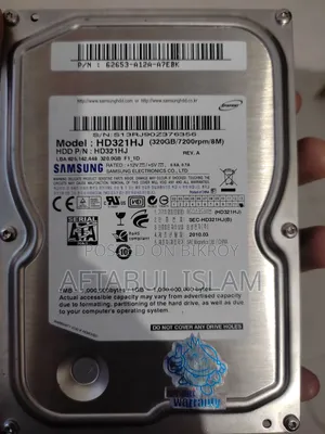 স্যামসাং ৩২০জিবি হার্ড ডিস্ক এইচডিডি