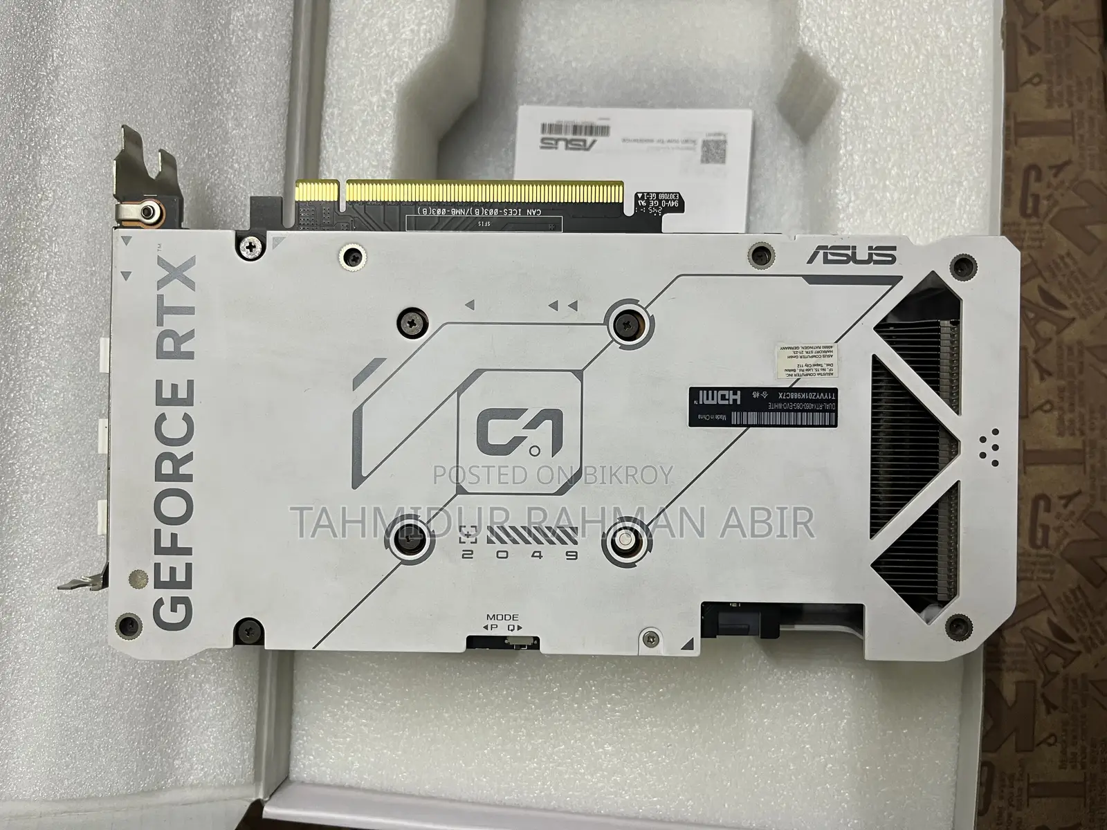 Asus RTX 4060 White Oc