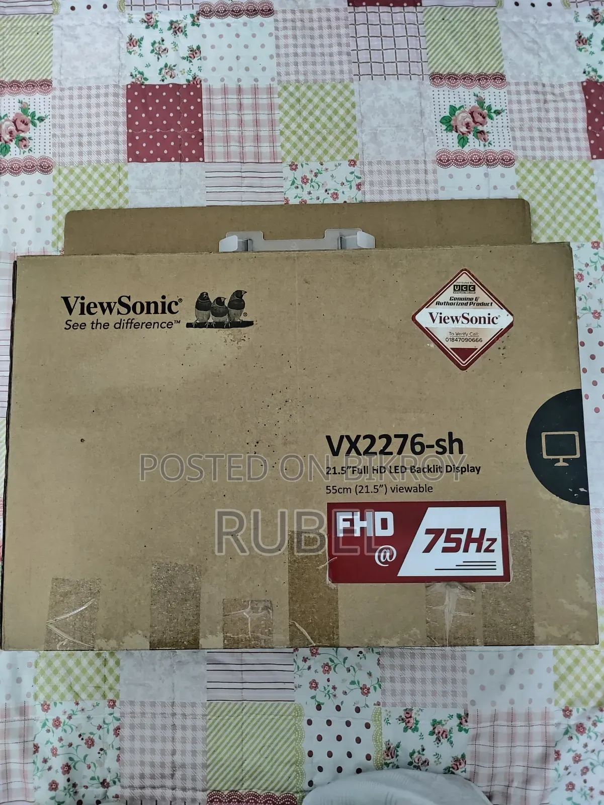 Viewsonic Vx2276-Sh 22" FHD Ips Monitor (Full Fresh)
