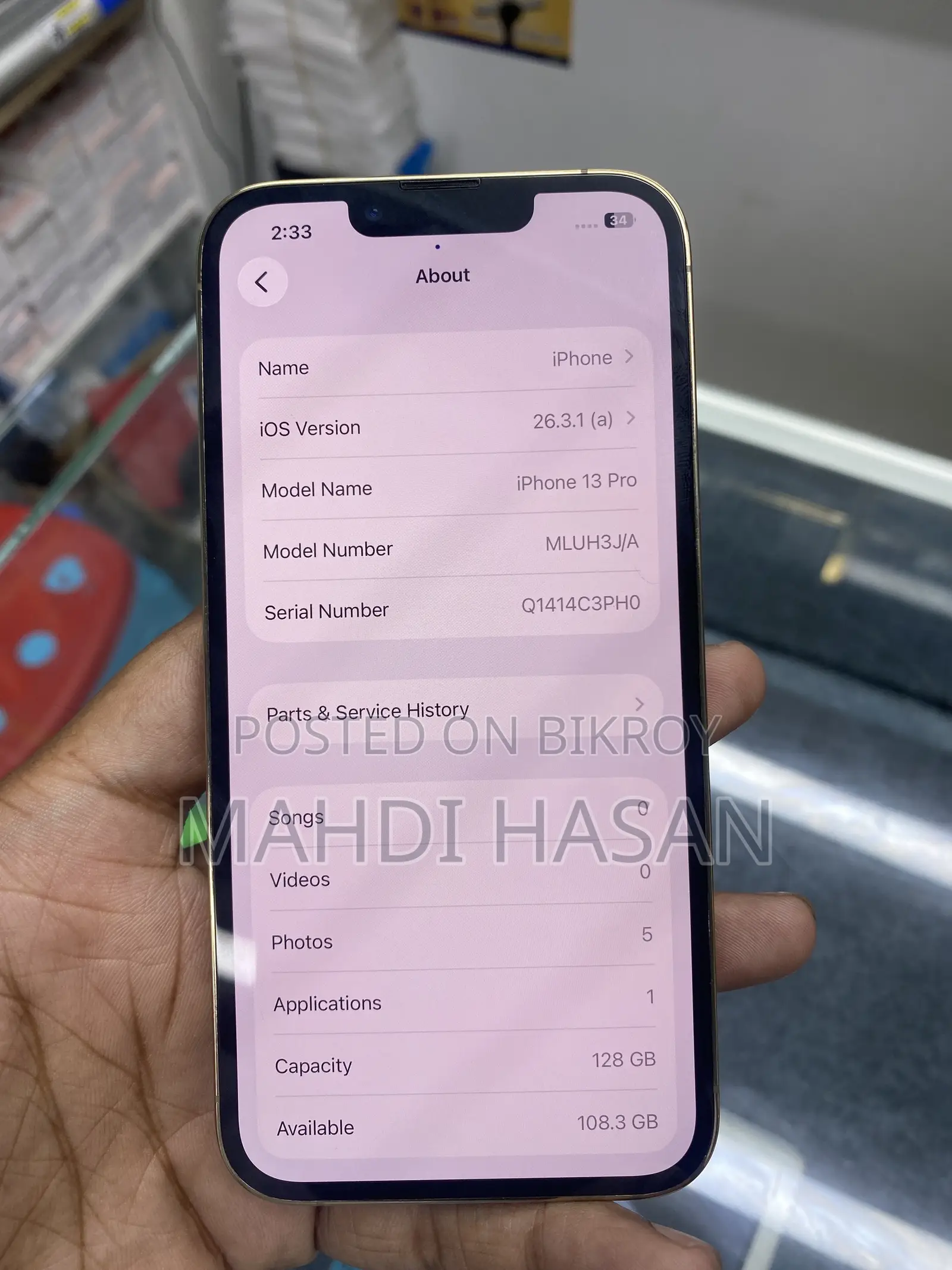 Apple iPhone 13 Pro 128 GB Gold