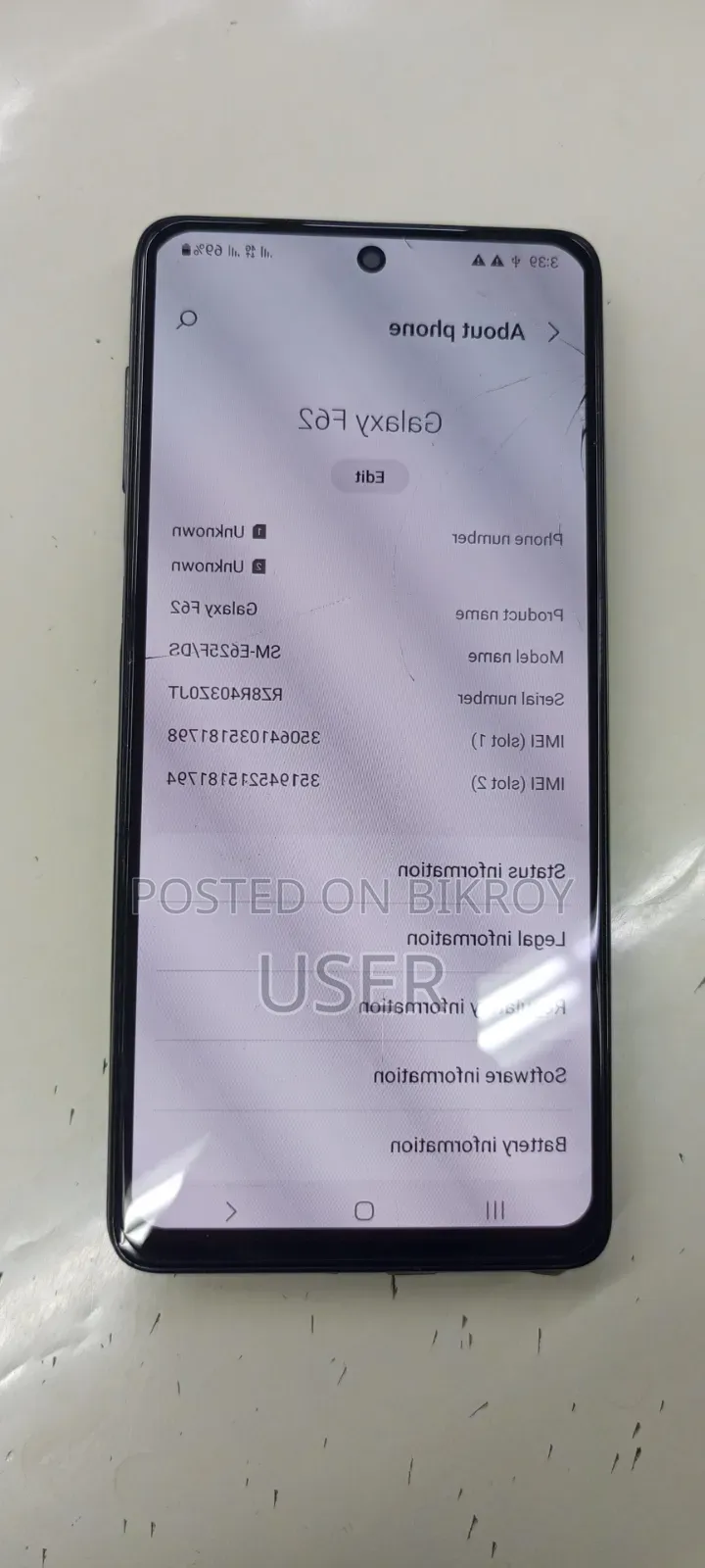 Samsung Galaxy F62 128 GB Black