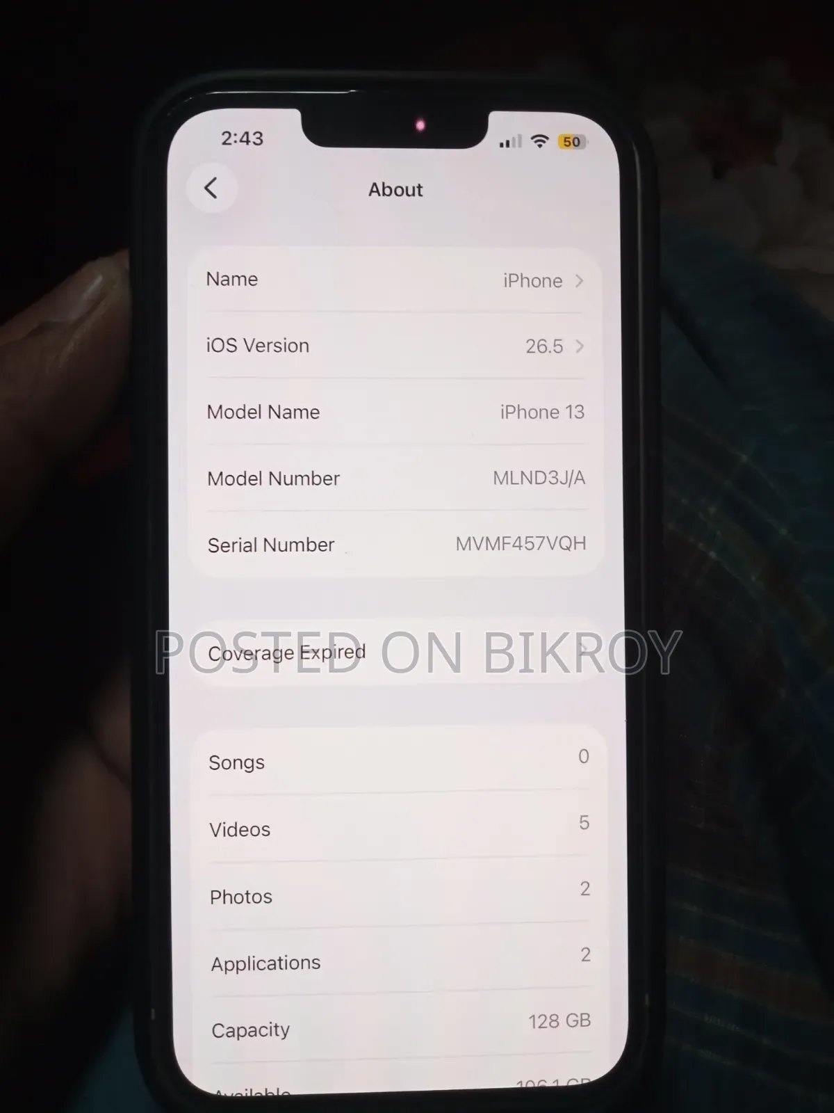 Apple iPhone 13 128 GB White