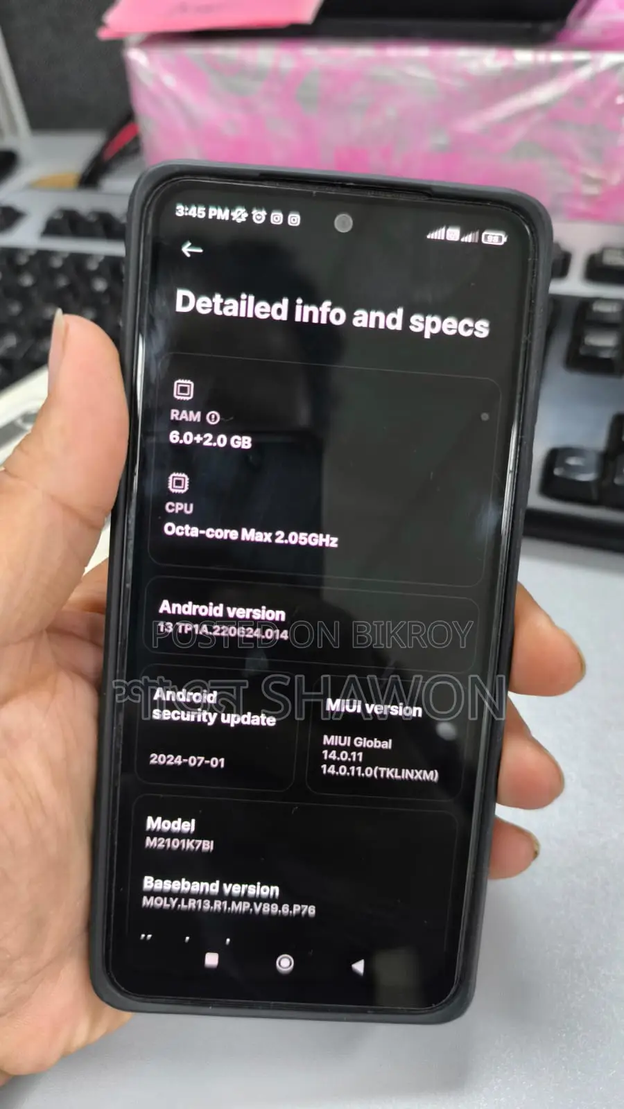 Xiaomi Redmi Note 10S 128 GB Gray
