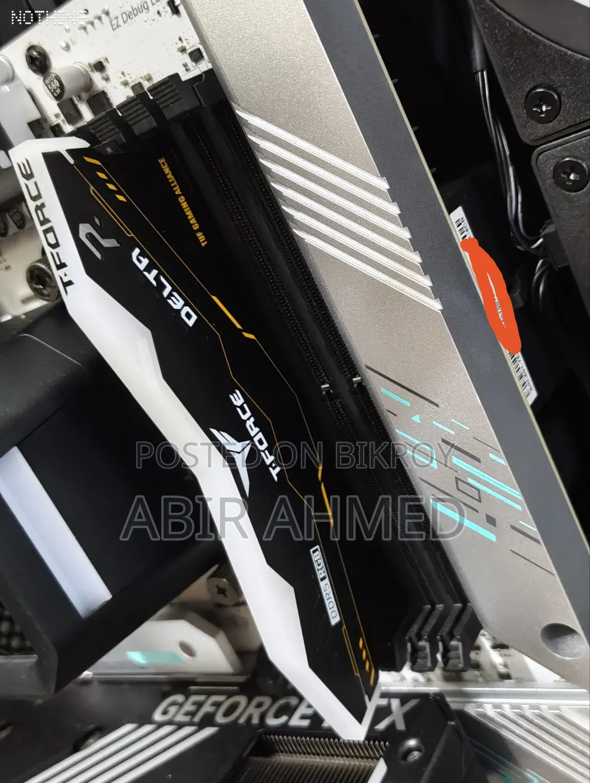 Team Delta RAM 16GB 6000MHz, 3 months+ used. Warranty still available.