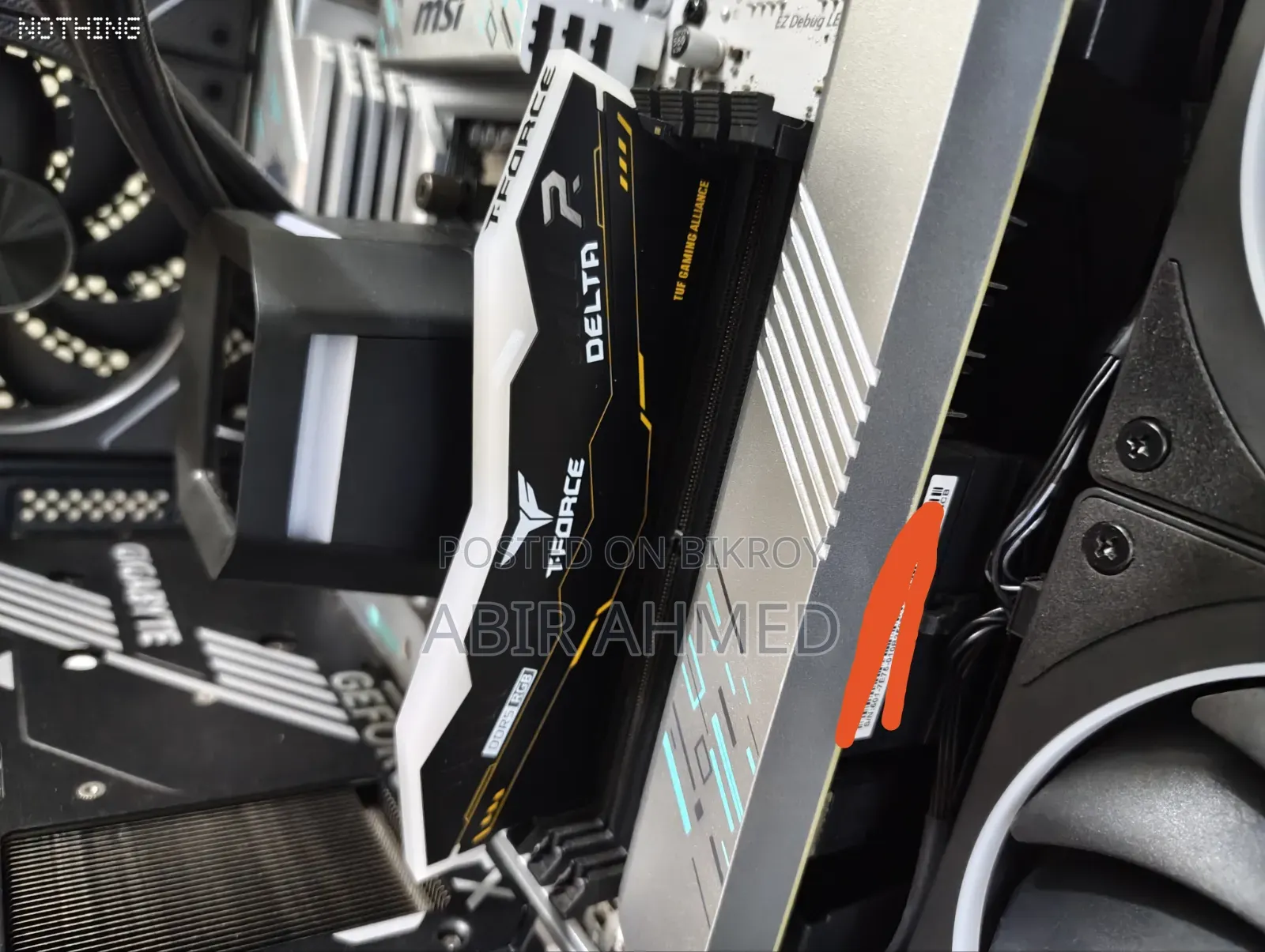 Team Delta RAM 16GB 6000MHz, 3 months+ used. Warranty still available.