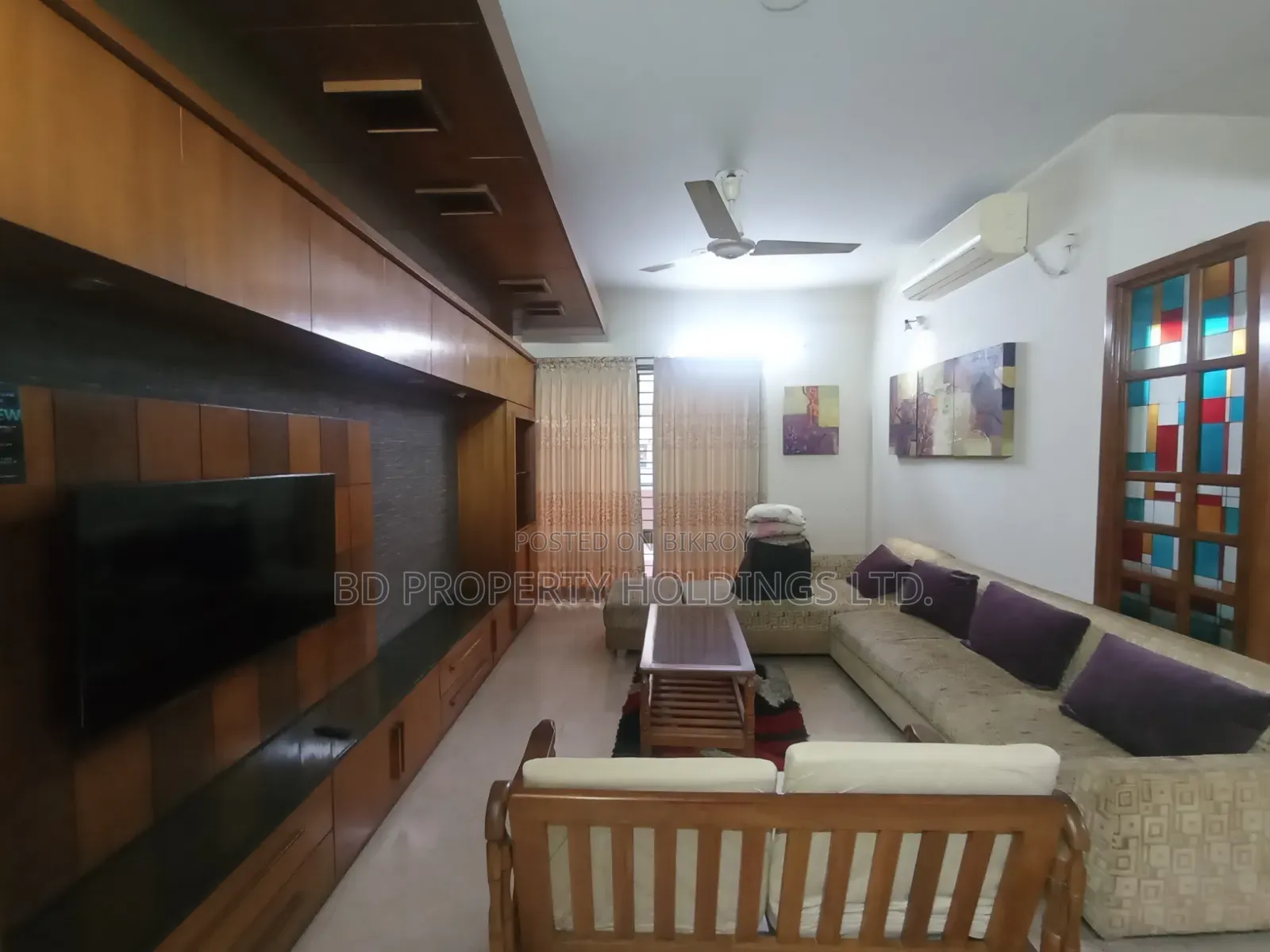 Furnished 3-Bedroom Apartment in Uttara for Rent