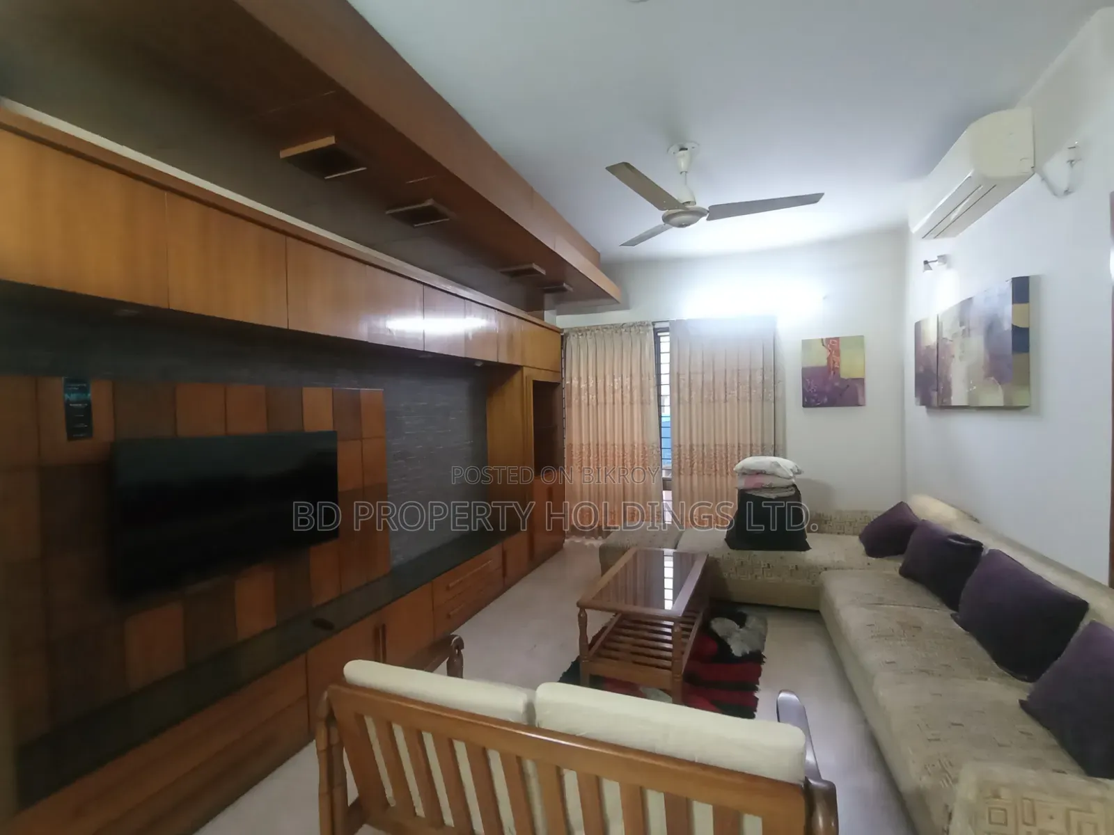 Furnished 3-Bedroom Apartment in Uttara for Rent