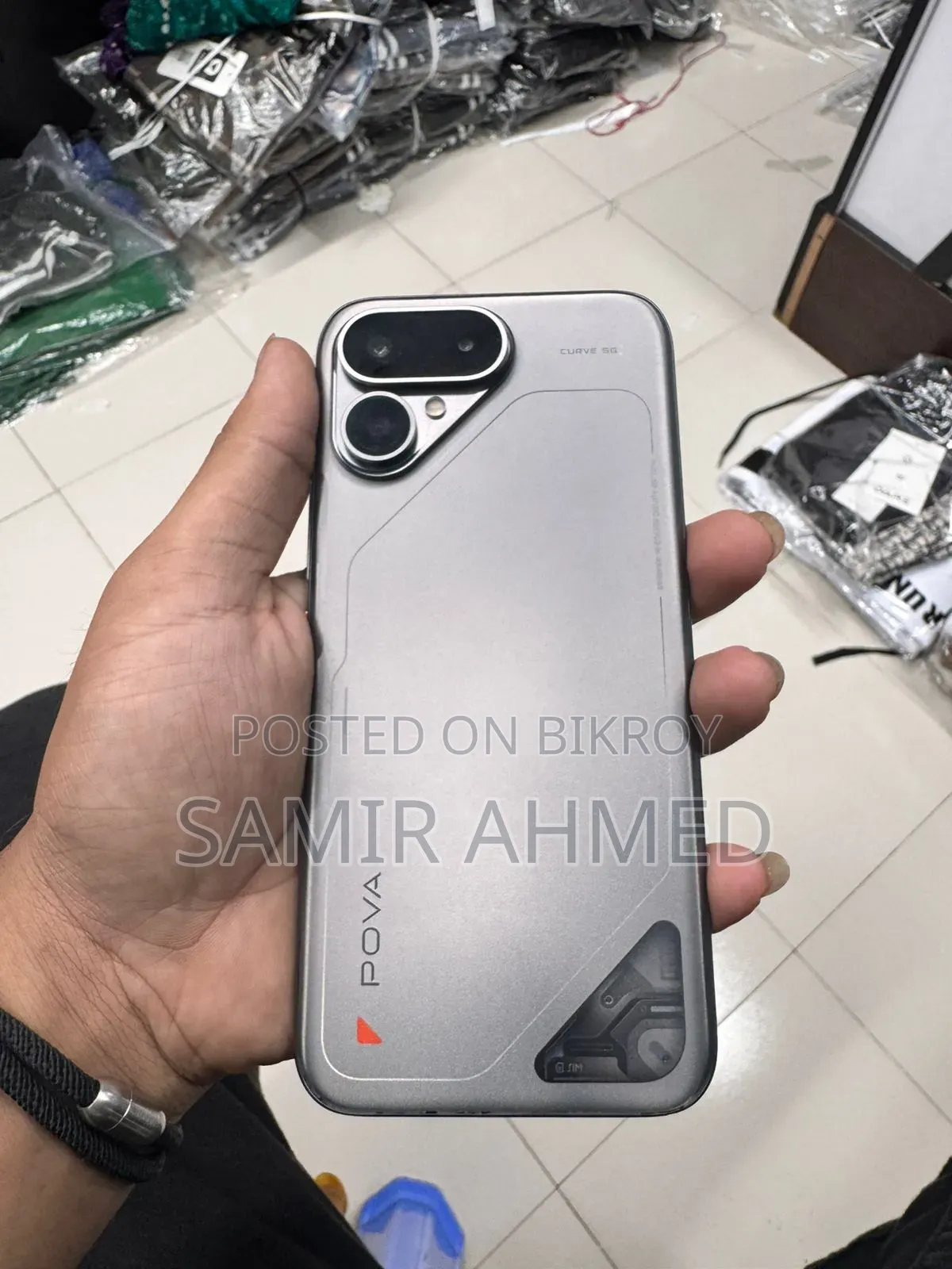 Tecno Pova Curve 2 256 GB Silver