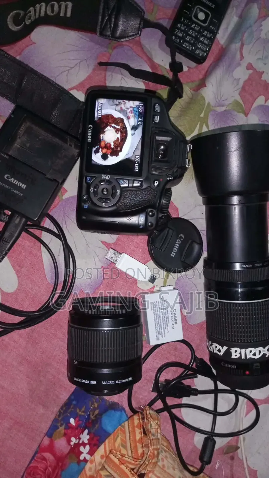 Canon 550d Camera Full Fresh New Like