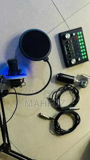 Complete Kits 2 Microphone With Sound Card