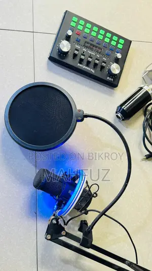 Complete Kits 2 Microphone With Sound Card